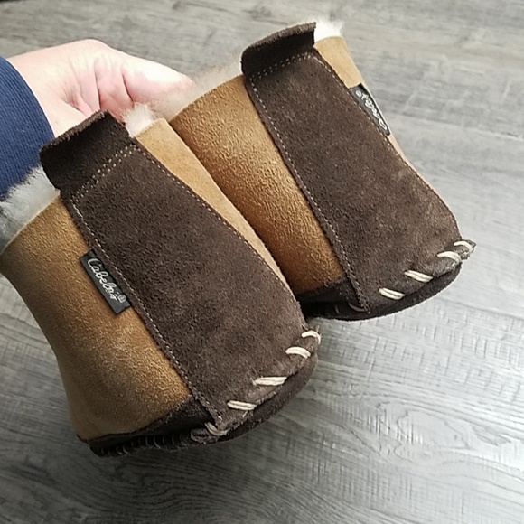 bob timberlake shearling slippers